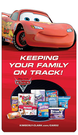 Disney-Pixar "Cars 2" and Kimberly-Clark Mulit-brand Marketing Push